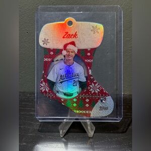 SDC-8 Zack Gelof 2024 Topps Holiday - Stocking Die Cut Ornaments Rookie